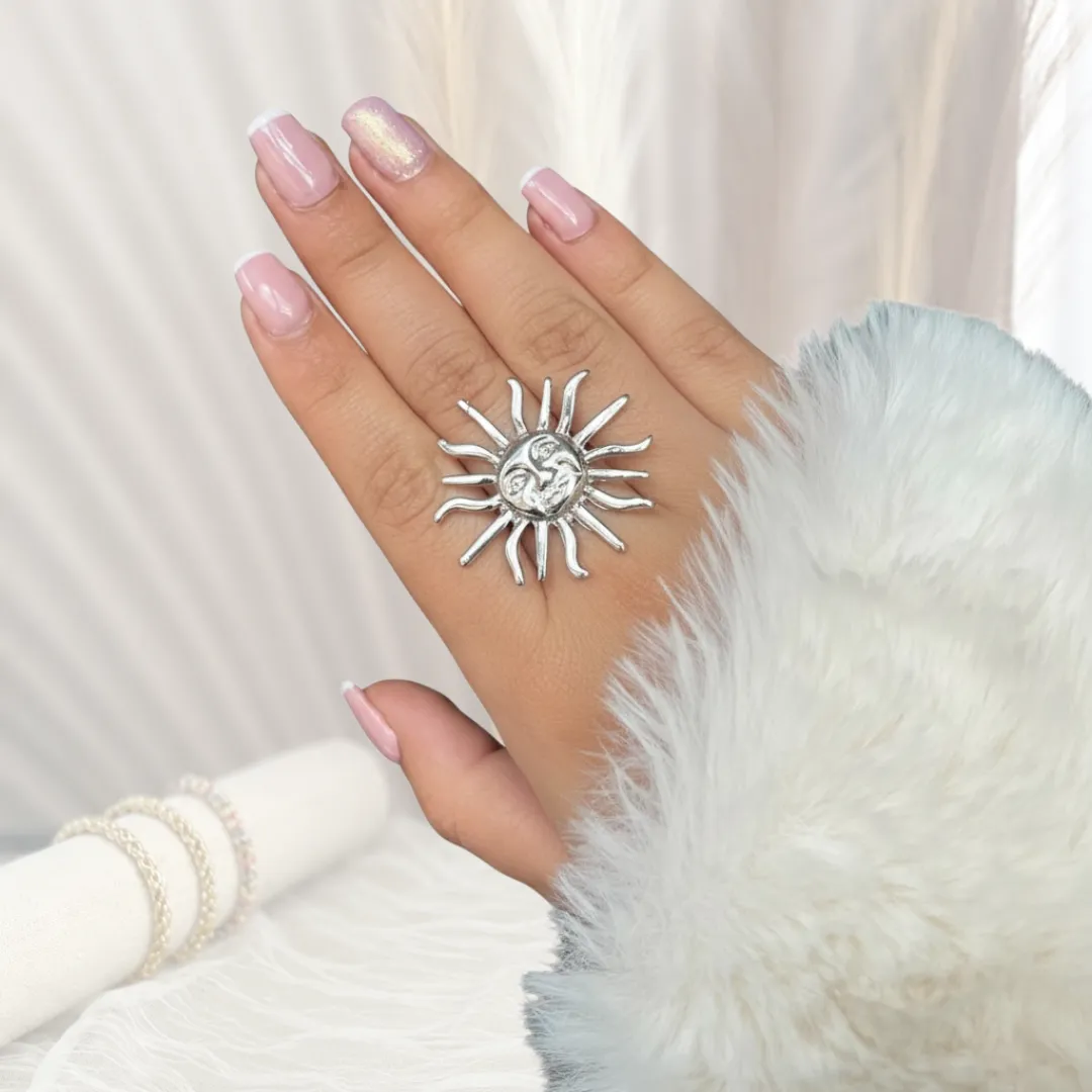 Anillo Solle Plateado — YNDRA