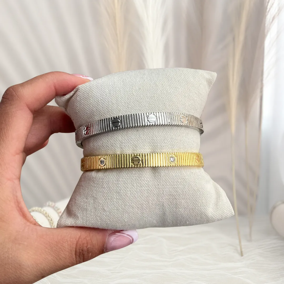 Brazalete Lola Plateado — YNDRA