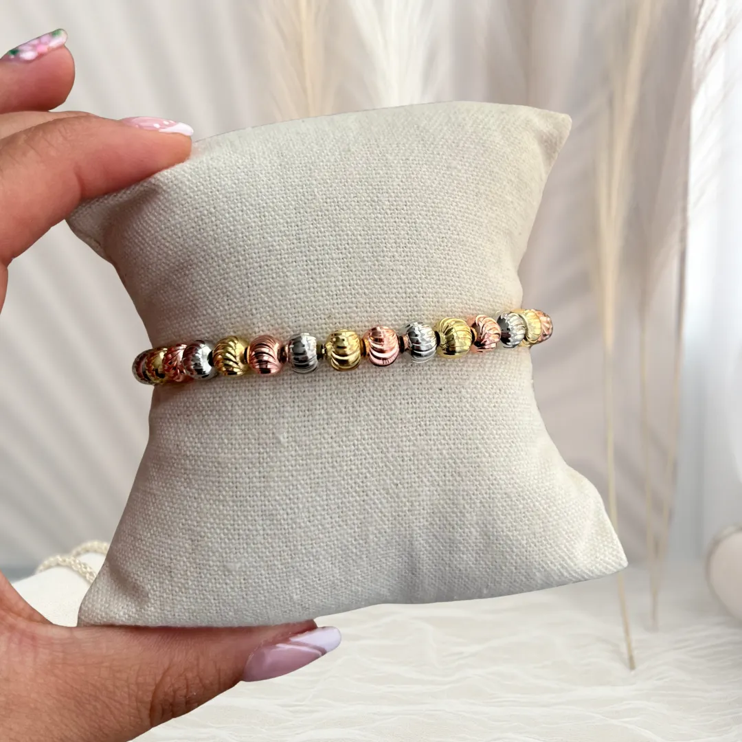 Pulsera Tres Oros. — YNDRA