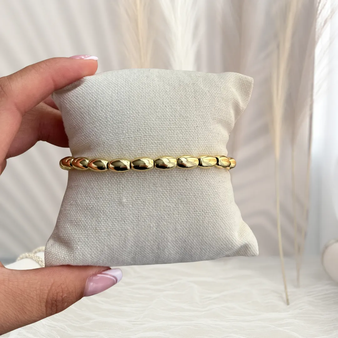 Pulsera Arroz Dorado — YNDRA