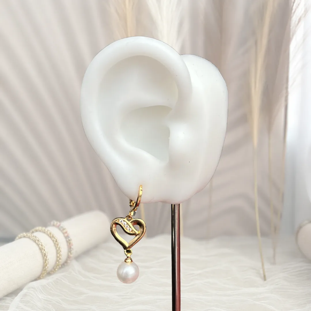Aretes Perla Love P — YNDRA